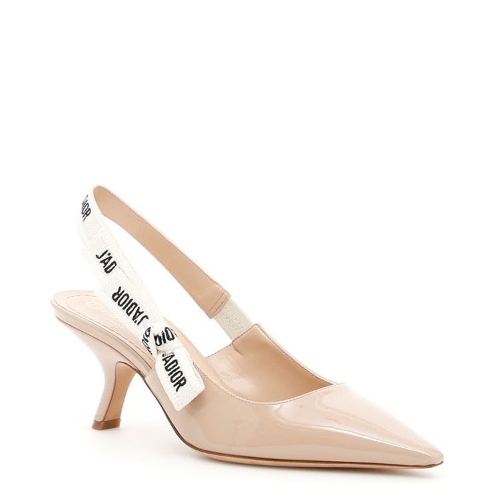 Dior J'adior nude kitten heels shoes size 38